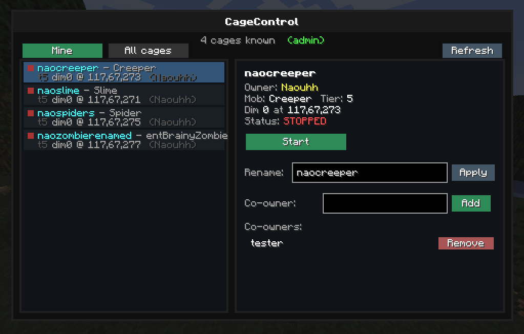 CageControl